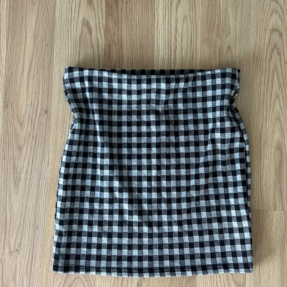 Forever 21 bodycon skirt NWT size M checkered print